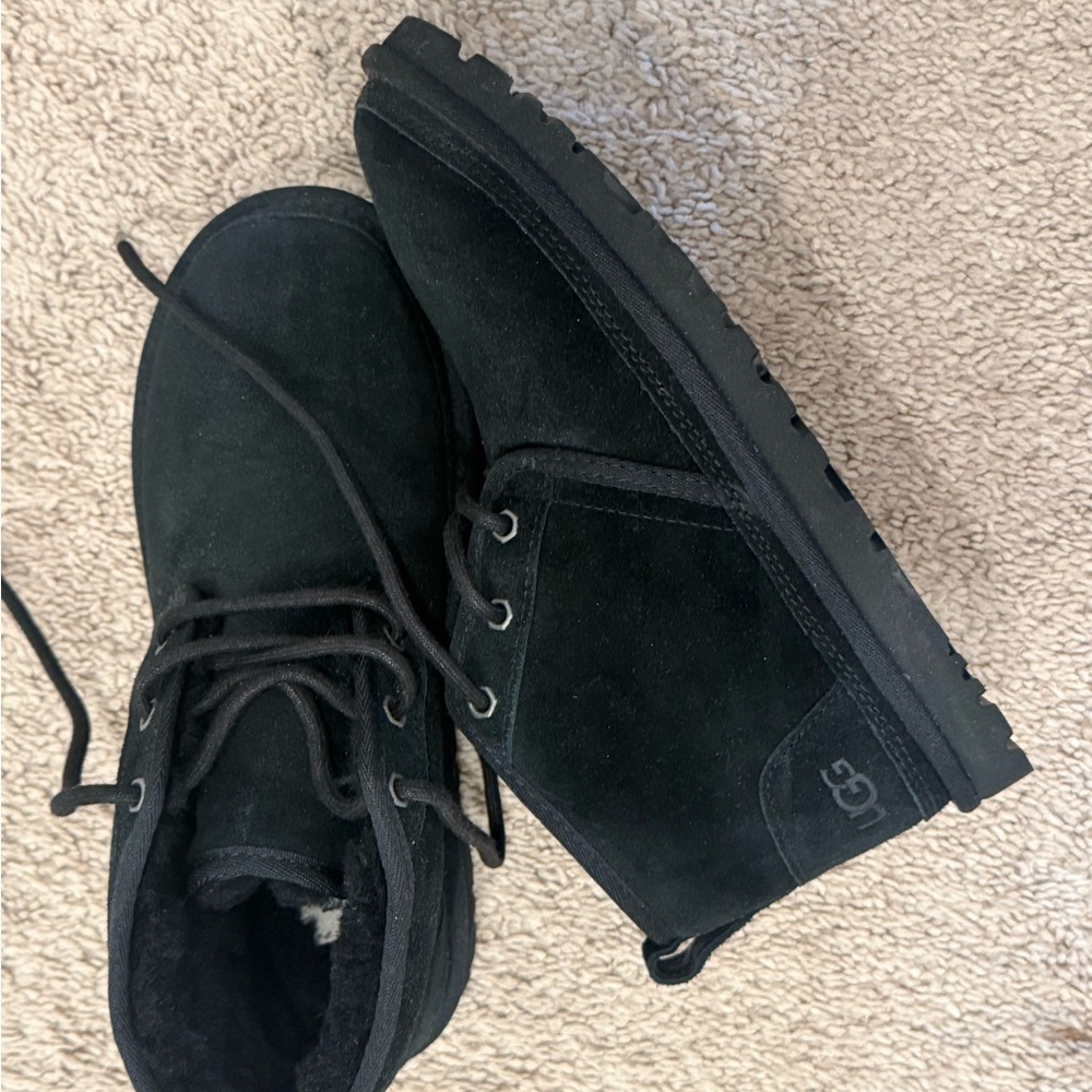 UGG Neumel Women’s Black Suede Boots
Never worn
BRAND NEW